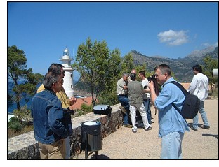 Los fotgrafos de naturaleza en el Refugio de Muleta