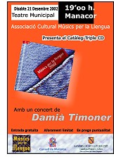 Presentaci del catleg-3cd "Msica per la Llengua 2002"